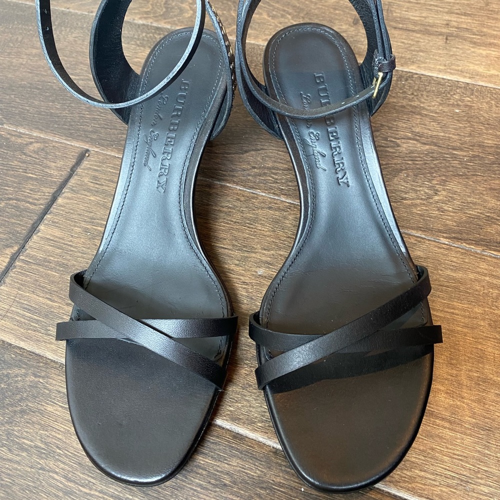 Authentic Burberry Black Shoes